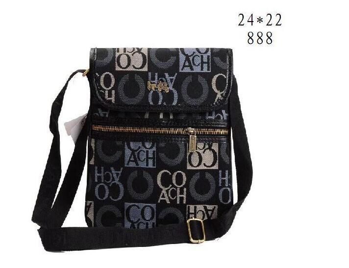 Coach Colorful Fashion Signature Small Black Multi Crossbody Bags FEH - Click Image to Close